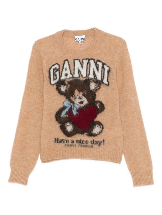 GANNI Women Sweater A1070091 118 CAMEL