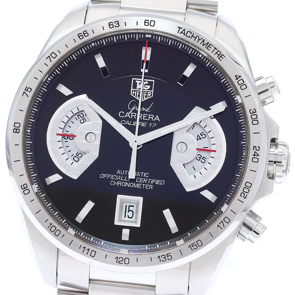 タグホイヤー TAG HEUER CAV511A グランドカレラ キャリバー17 クロノグラフ 自動巻き メンズ 美品 保証書付き_876412【中古】