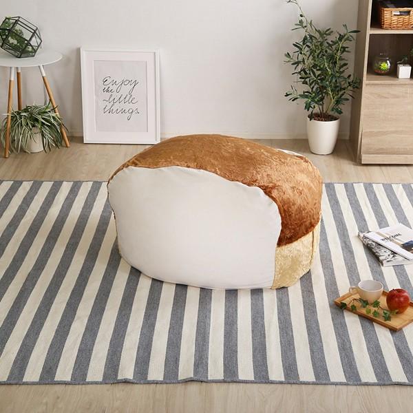 ビーズクッション 大型 大きめ 食パン かわいい おしゃれ ウォッシャブル カバー 座椅子 枕 【10280】