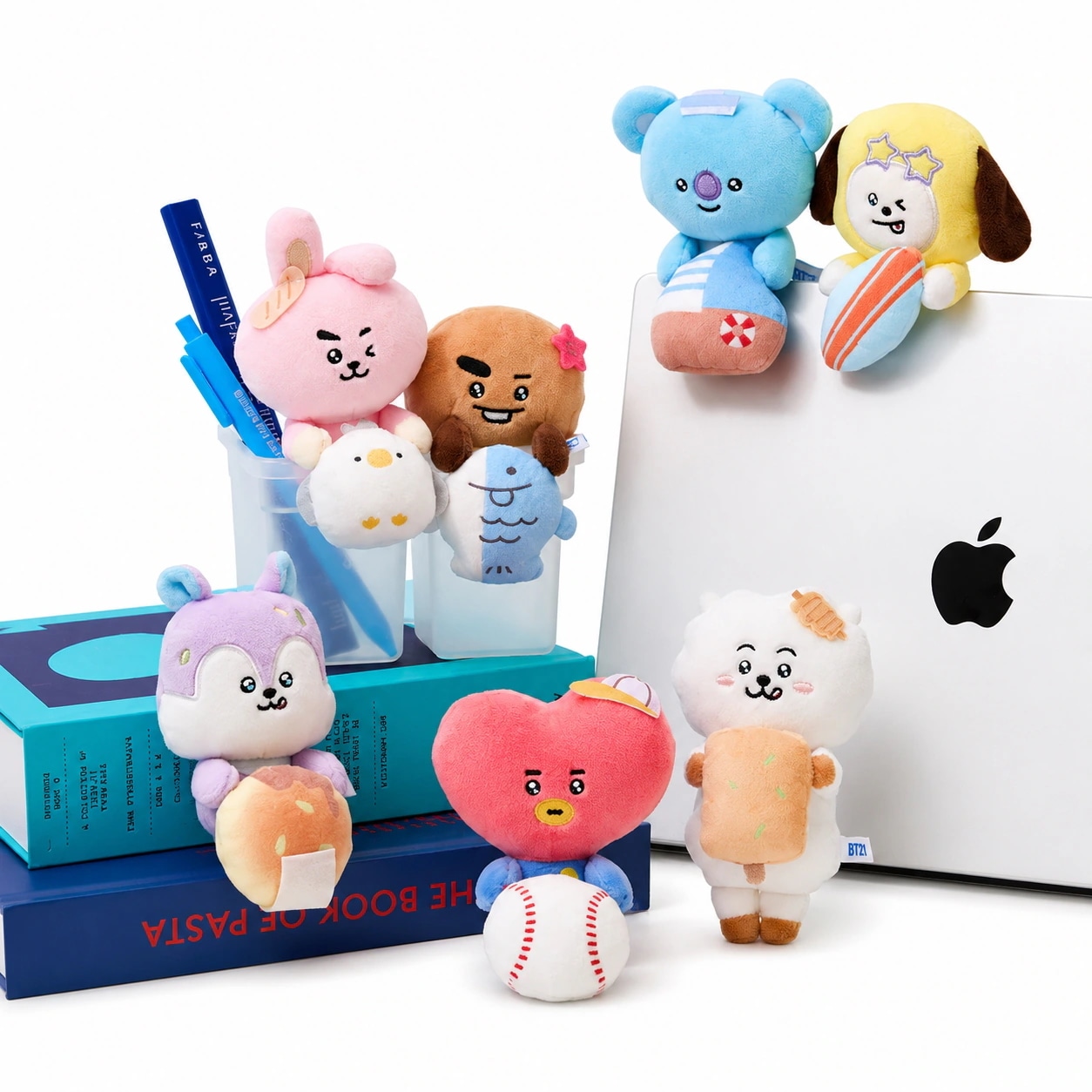 Qoo10] BT21 釜山 モニターフィギュア ぬいぐるみ マ
