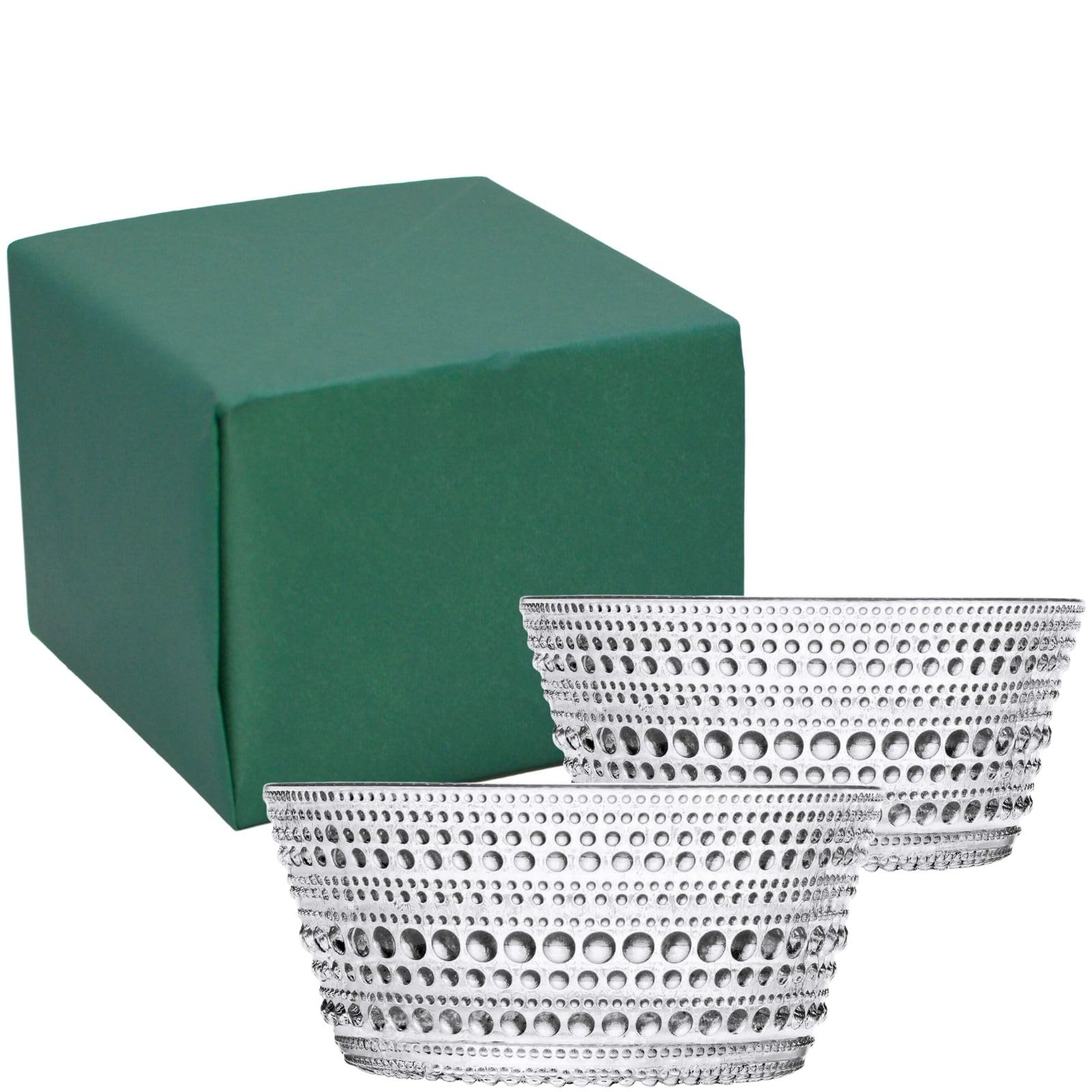 【ブランド公式ギフト包装 正規輸入品】 イッタラ カステヘルミ ボウル 皿 230ml ペアセット (2個入り) クリア 北欧 クリスマスプレゼント 結婚式 引き出物 ギフト 引越し祝い aW1053