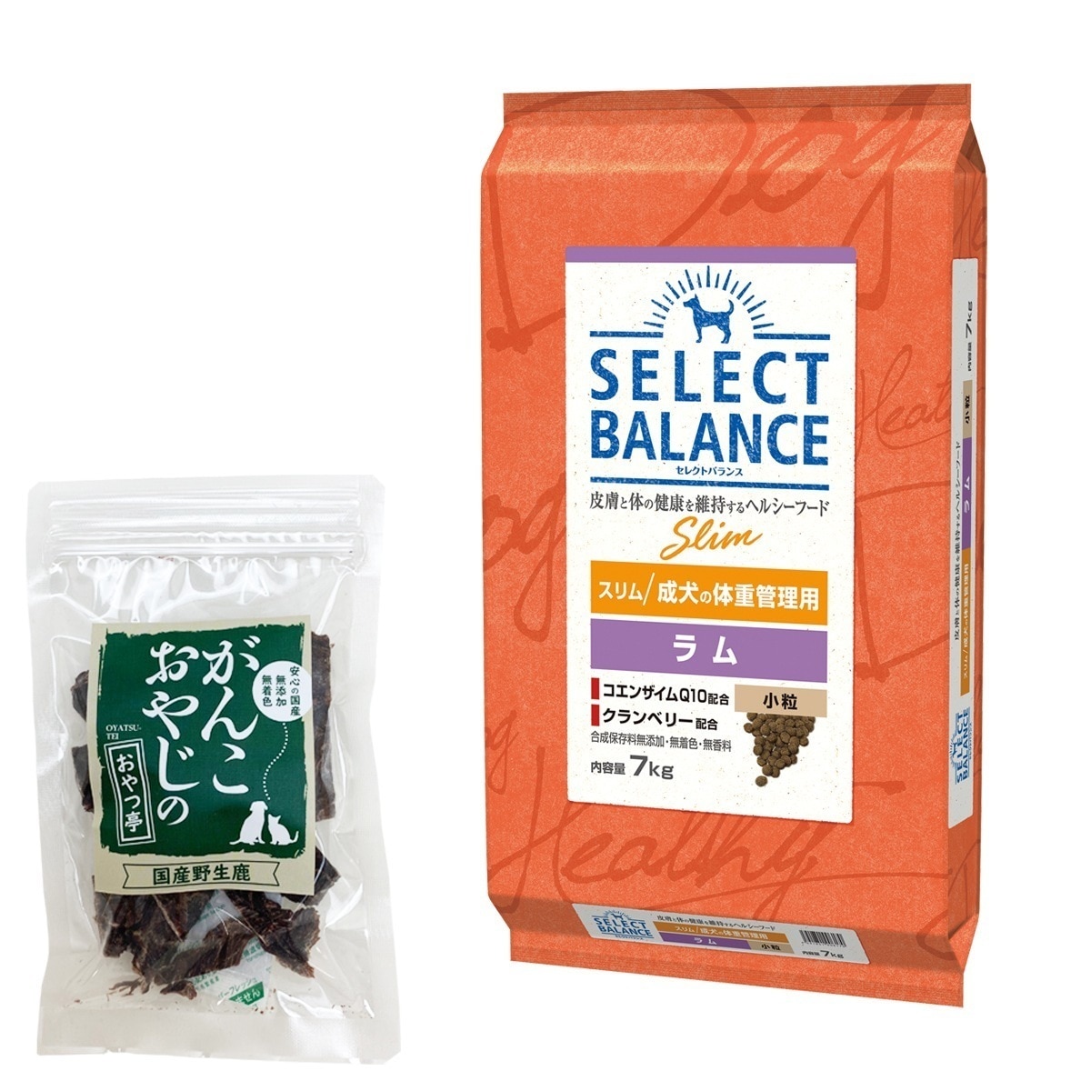 ドッグフード スリムラム 小粒7kg【国産鹿肉ジャーキー20g付き】