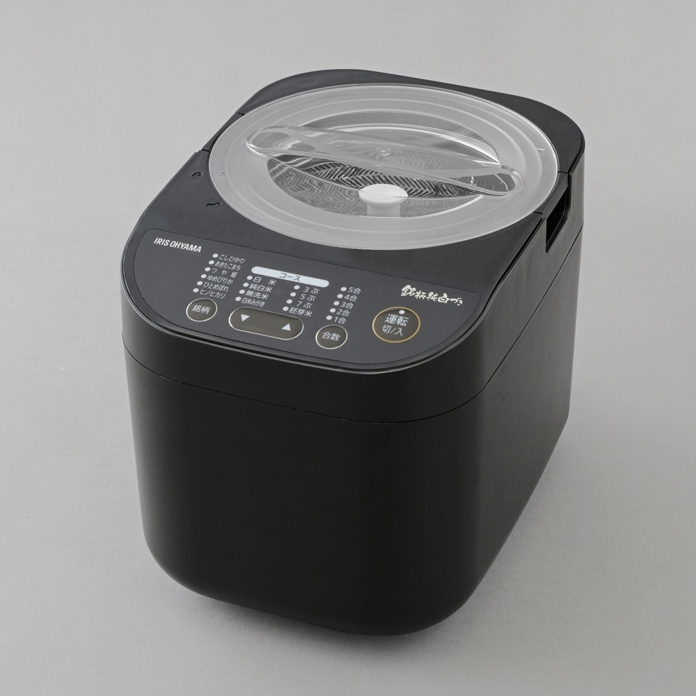 アイリスオーヤマ KRCI-B5-B 精米機　ブラック KRCIB5B