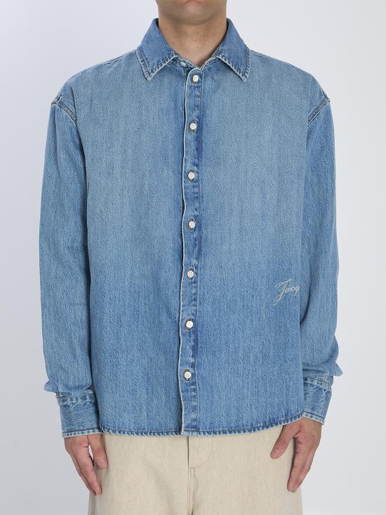 JACQUEMUS Men Long Tops SHM00545A BLUE