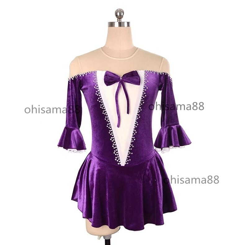 【激安販売】大好評$$スケート衣装 女の子 スケートドレス 可愛い 専用レオタード 試験 競技着 スタンダード アイス衣装 子供 大人 アイススケートドレス 練習着 長袖 フィギュアスケート衣装 ドレ