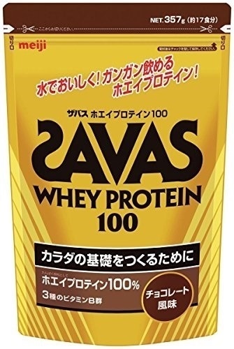 ザバス ホエイプロテイン100 チョコレート風味 357g (約17食分)