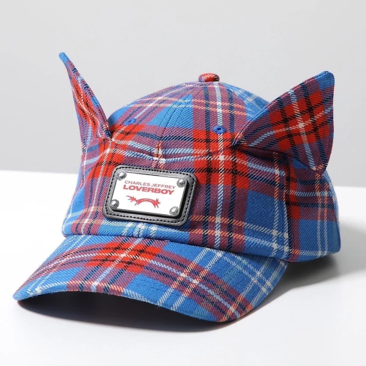 CHARLES JEFFREY LOVERBOY チャールズジェフリーラバーボーイ キャップ EARS CAP イヤーズ 041130401 メンズ ウール 耳付き タータンチェック 帽子 TARTA