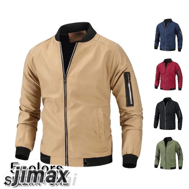 ブルゾン メンズ ジャケット アウター フライトジャケット 無地 40代 50代 ファッション ジャンパー 秋服 ホワイトデー
