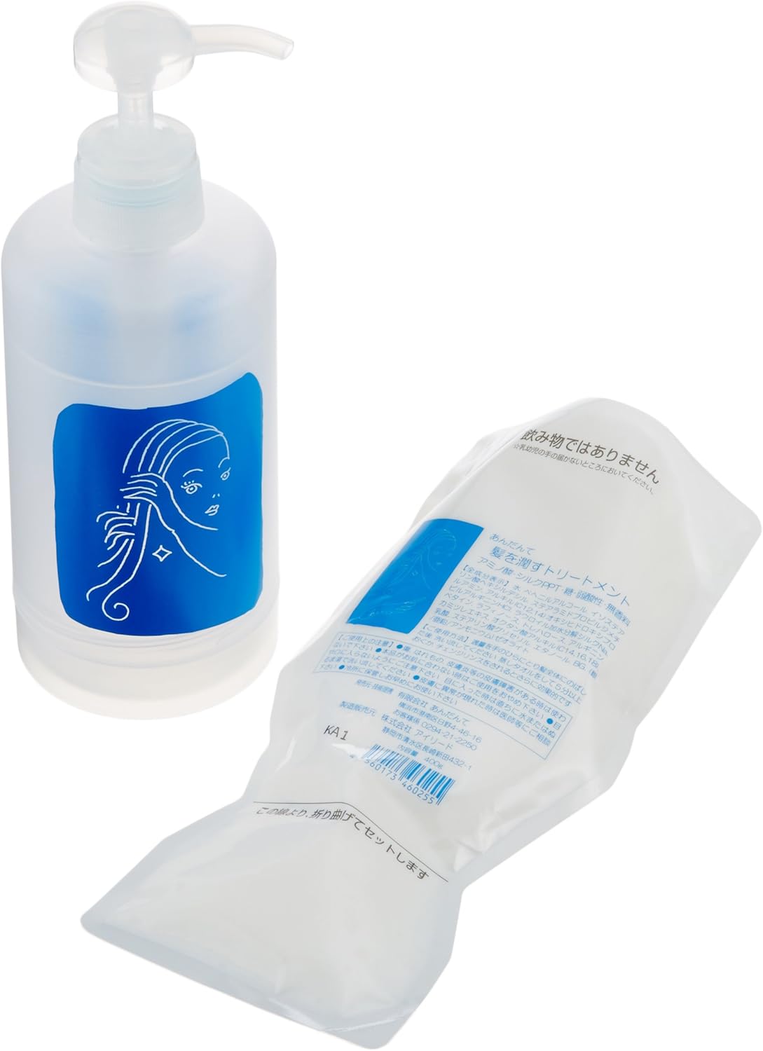 髪を潤すトリートメント 400g パウチ/ケース付