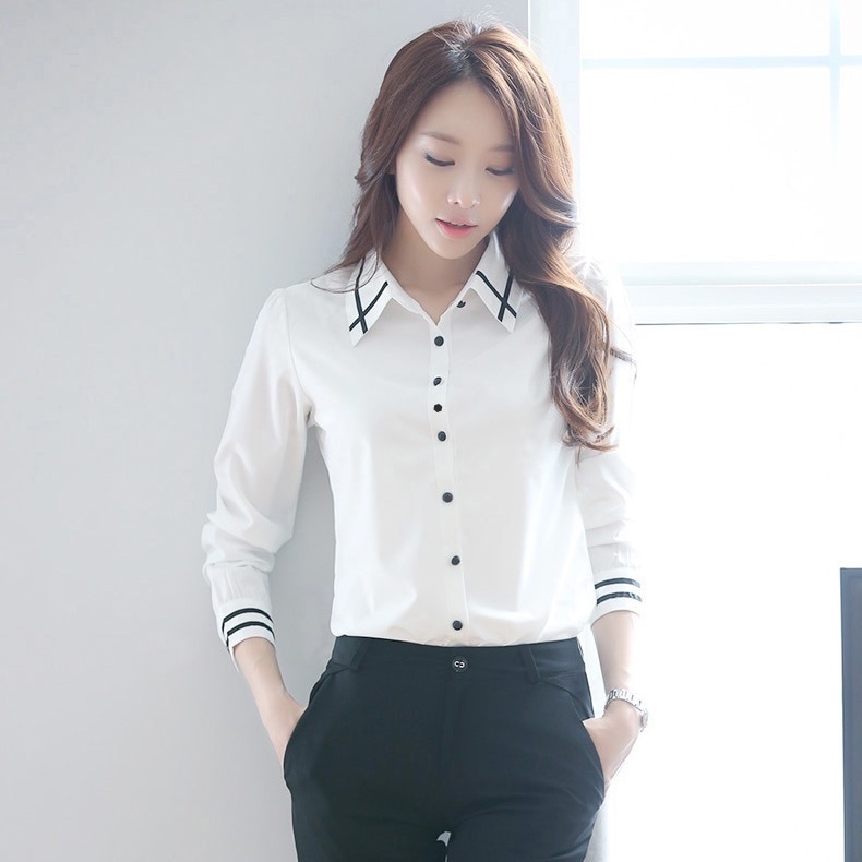 スリムフィット シャツ 部屋着 寝巻き ナイトウェア 白シャツ トップス 長袖 スリム タイト 細身 かわいい 可愛い きれいめ シンプル 上品 おしゃれ お洒落 かっこいい 可愛い