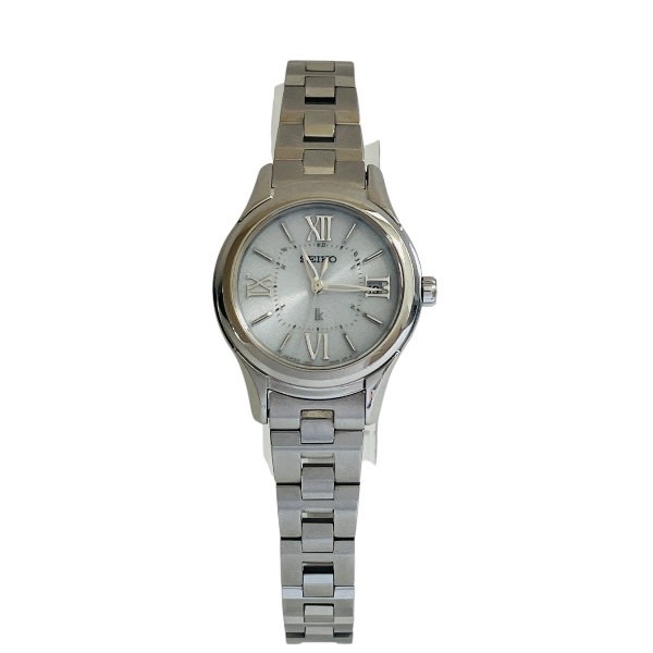 セイコー ルキア 1B22-0AX0 電波ソーラー 腕時計 レディース【中古】