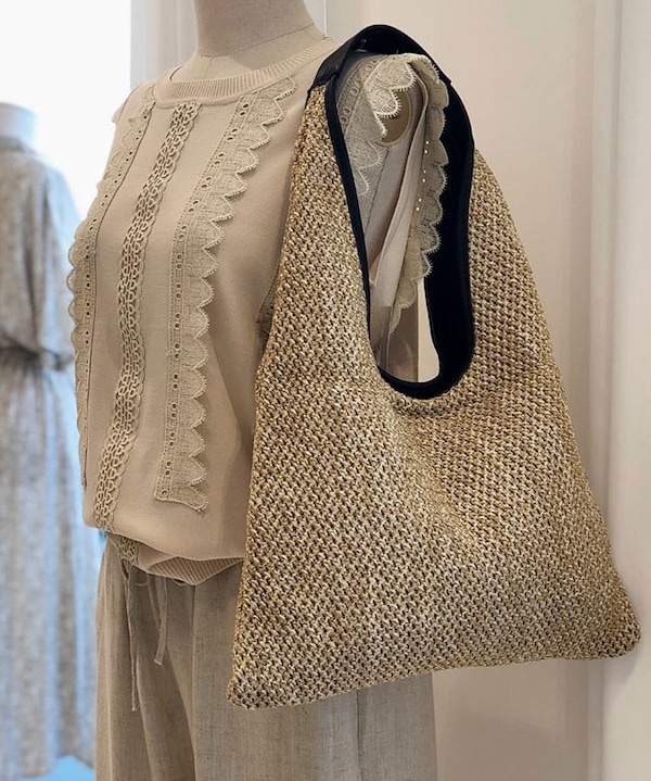 21AW ニットバッグ 配色ニットバッグ | GIANNI LO GIUDICE(Women/小さいサイズ