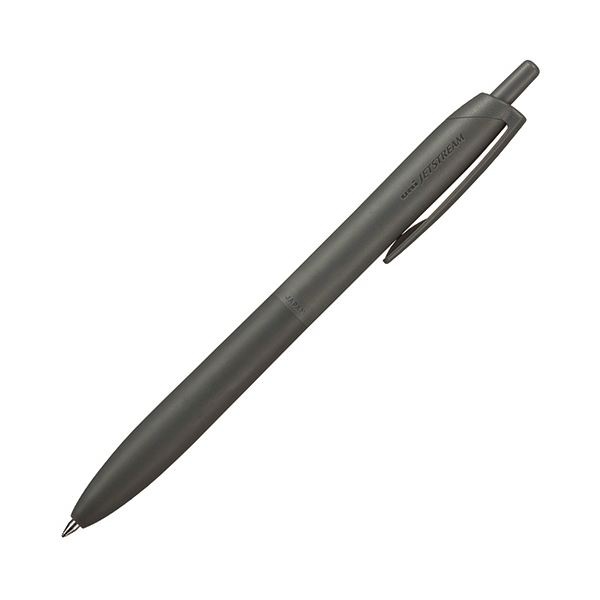 （まとめ） 三菱鉛筆油性ボールペン ジェットストリーム シングル （Lite touch ink搭載） 0.7mm 黒 （軸色：オフブラック）SXNLS07.24 1セット（10本） (×.