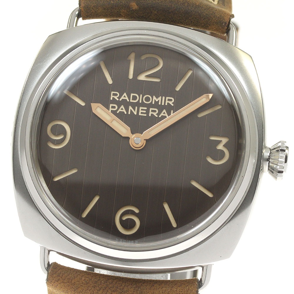 パネライ PANERAI PAM01243 ラジオミール アイリーン 世界限定449本 手巻き メンズ 極美品 箱保証書付き_820461【中古】