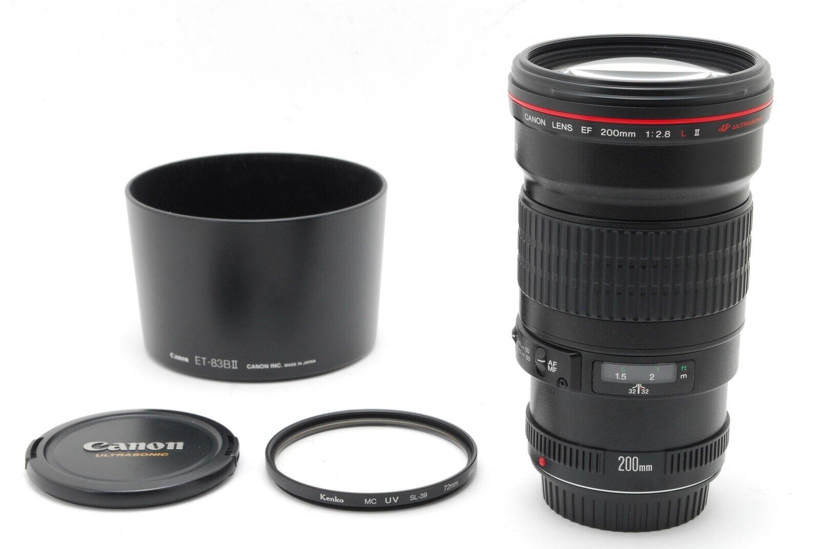 Canon EF 200mm f/2.8 L II USM ULTRASONIC Lens ズームレンズ Canon EF 200mm f/2.8 L II USM ULTRASONIC Lens ズームレンズ
