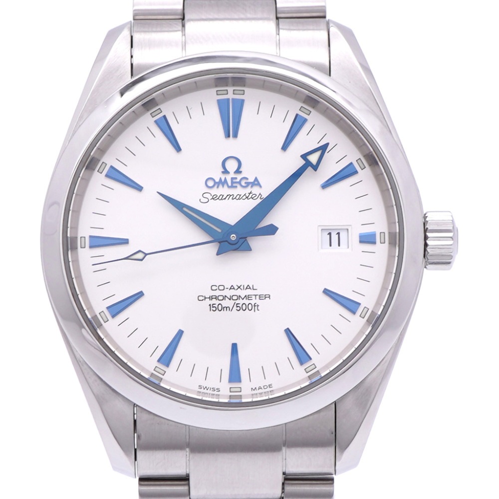 新品同様 自動巻き シーマスター アクアテラ コーアクシャル 2503.33 腕時計 ステンレススチール シルバー 0969【中古】 メンズ