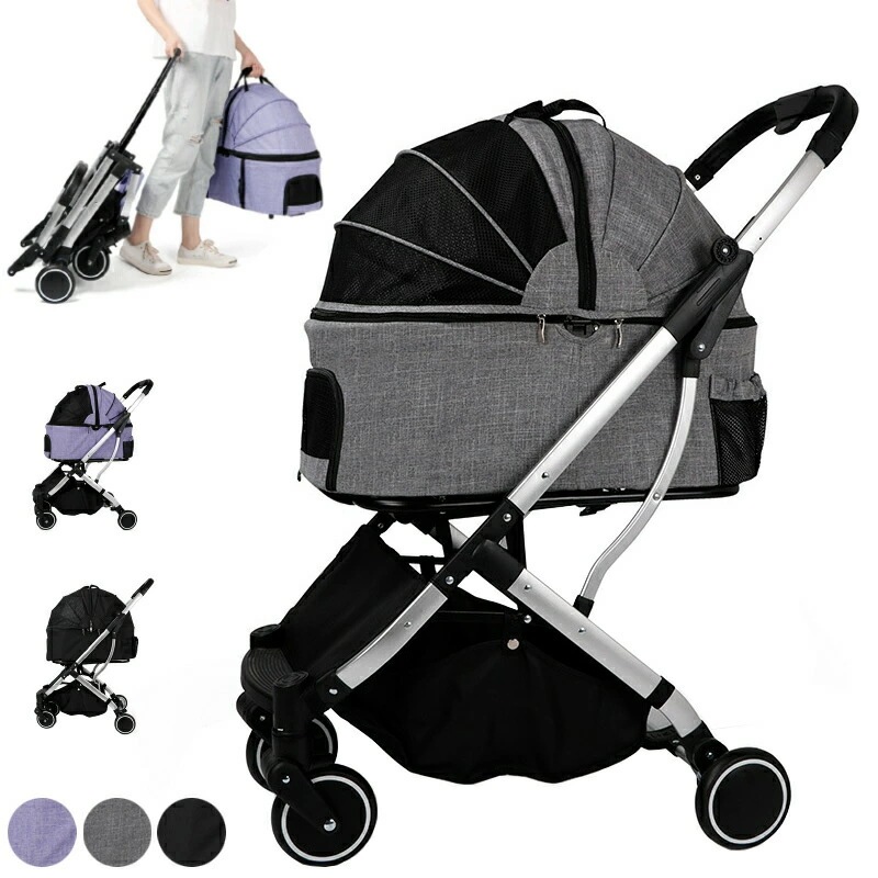 最安値保証ペットカート 犬 カート 猫 バギー 分離型 多頭 20kg 4輪 取り外し 折りたたみ ペット カート 中型犬 小型犬 猫 犬用 キャリー バギー ペットキャリー 3way お出かけ 組み