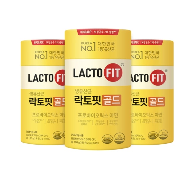 [1+1+] BEST ラクトフィット 生乳酸菌 ゴールド 2g, 50包 + 50包+ 50包 (3BOX) 1+1+1 lactofit lacto fit