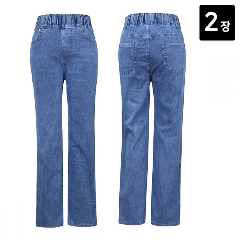 (ノーブルジーンズ) ノーブルジーンズ BP 女性用バンディングスパンパンツ 1+1 女性用ジーンズスパンサマー女性用バンディングジーンズ