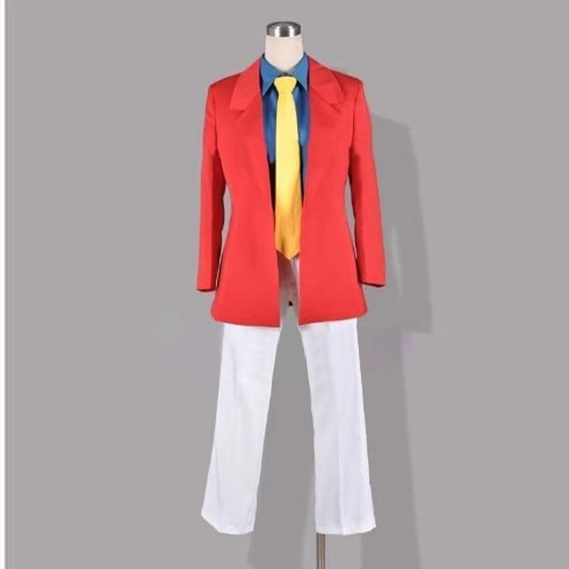 (WJ Fashion)ルパン三世 銭形警部 警部 銭形幸一 スーツセット コスプレ衣装 コスプレ衣装