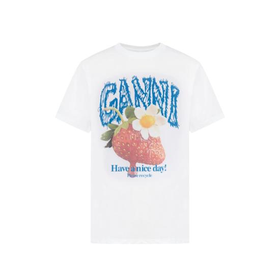 GANNI Women Tops A1050201 151 WHITE