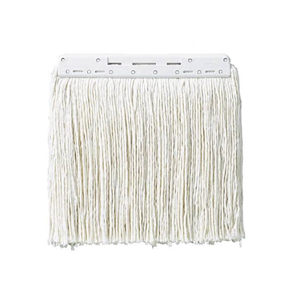 （まとめ）TRUSCO モップ 白色K-E8-260-W 1個[x10セット]