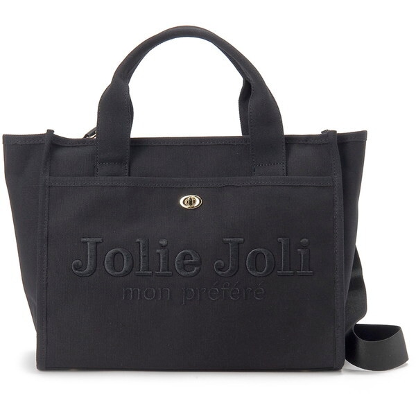 ジョリージョリ キャンバストート JJ-2025121L-001 ブラック 5,452円