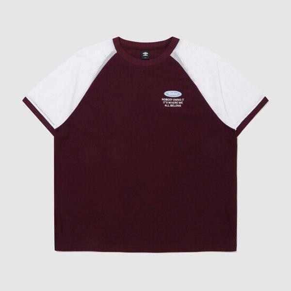クリスピー タスラン メッシュ ハイブリッド 半袖Tシャツ UR211CRS50 WIN