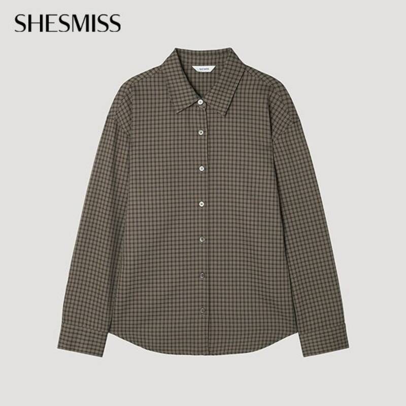 チェック柄シャツ_SWWSTP32100_BR