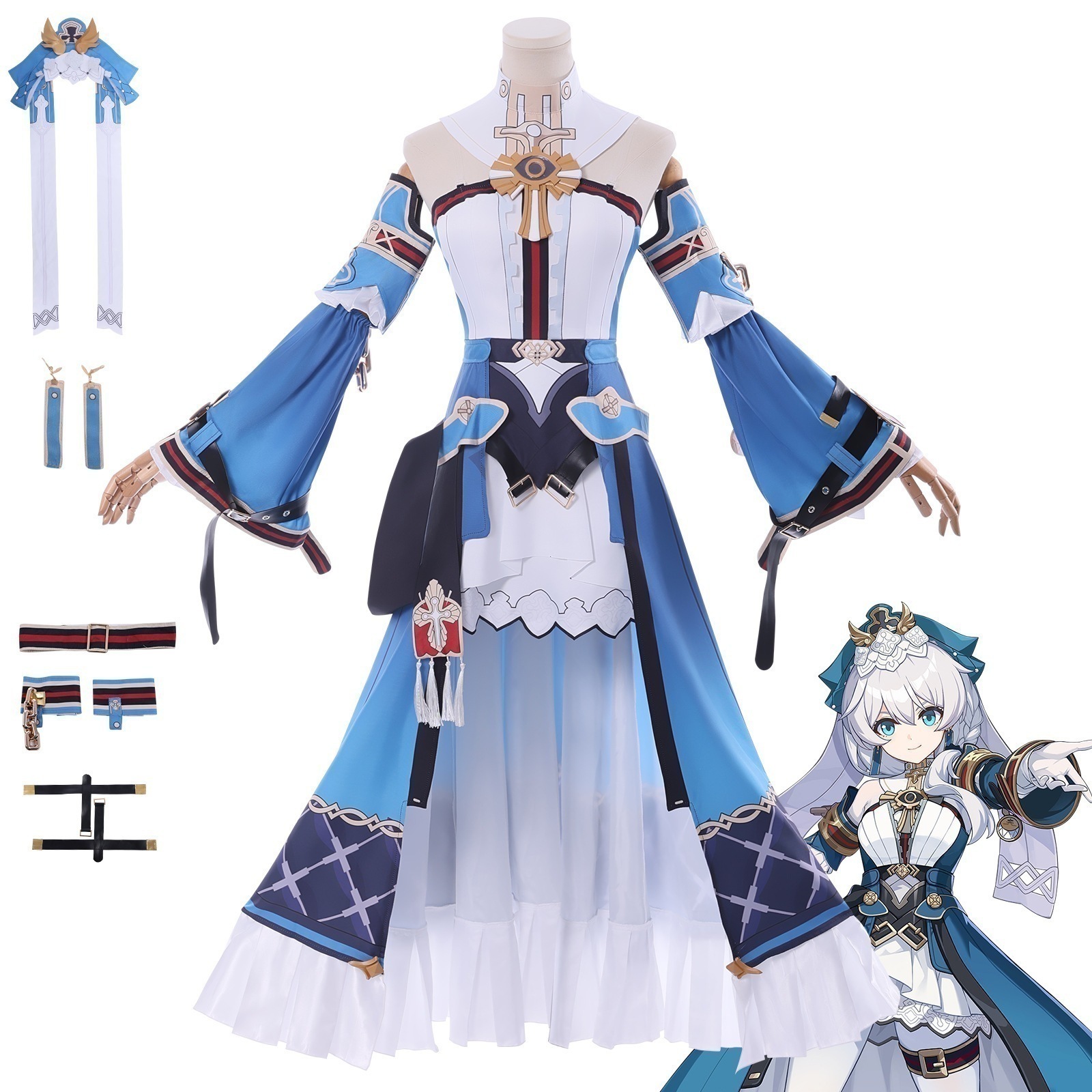 【人気爆売れ】崩落3cos コスプレ コスチュームコラボ者デリサコスプレ にじげんアニメコスプレいしょう