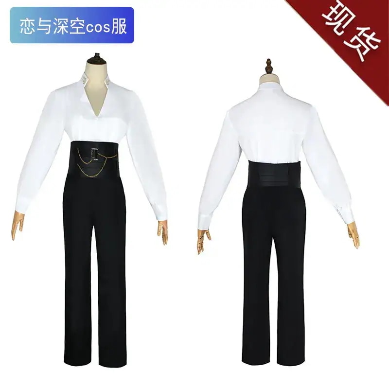 【急速出荷!】恋と深空cos服祁煜coplay服装祁煜白砂浮影帯腰封コスプレ