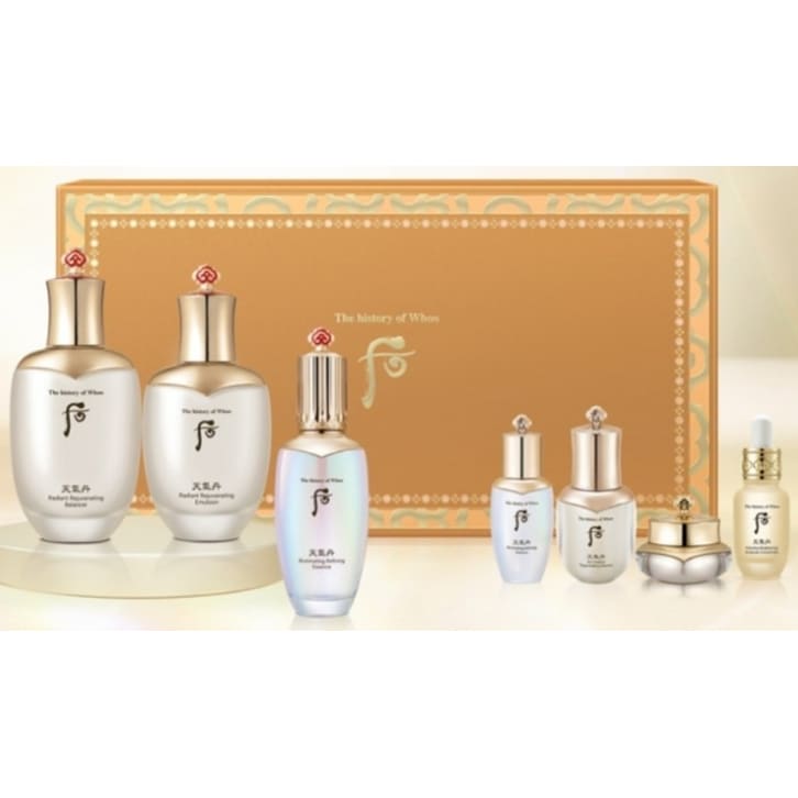 天気丹(チョンギダン) ファヒョン リファイニング 3種 企画セット/ 化粧水+乳液+エッセンス+サンプル4点付き/Cheongidan Radiant Rejuvenating