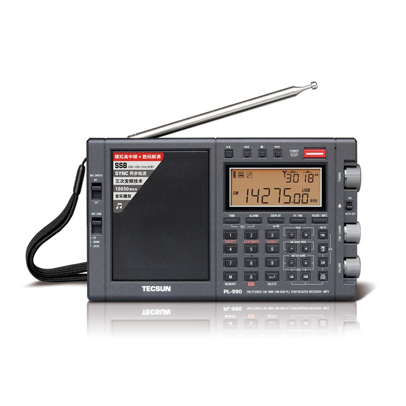 Tecsun PL-990 フルバンドHF FM AM SW SSBラジオ受信機 Bluetooth