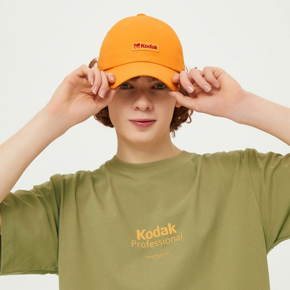 コダックアパレル カラープラス ボールキャップ YELLOW