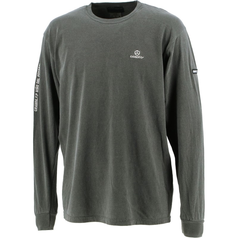 grande(グランデ) ガーメントダイ シシュウ ナガソデTシャツ フットサルナガソデTシャツ (gfph21106-09)