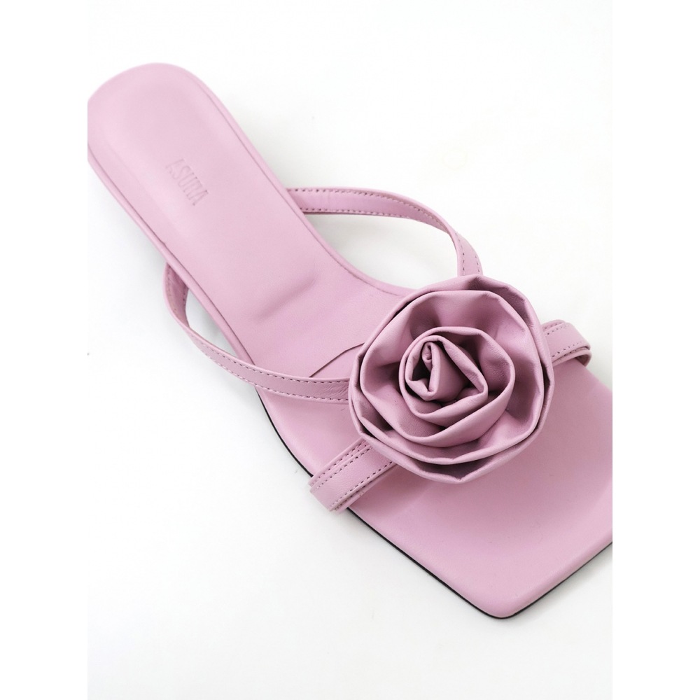 アスラカスタムレザーミュール (ピンク)