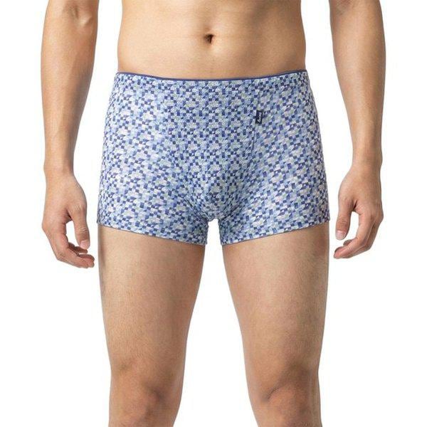 メッシュクール素材モザイクプリント男性用ドロワーズパンツ
