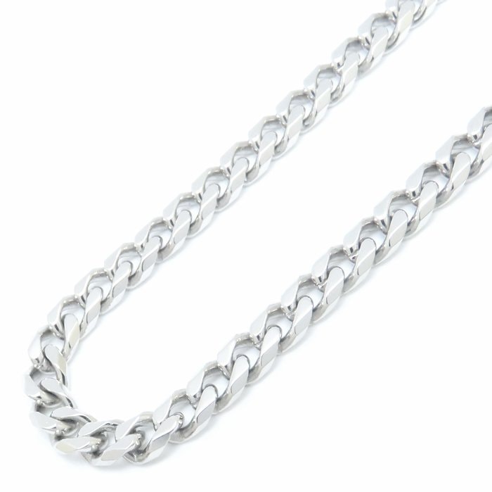 喜平ネックレス Pt850プラチナ 8面 シングル 60cm 50.1g/76099【中古】