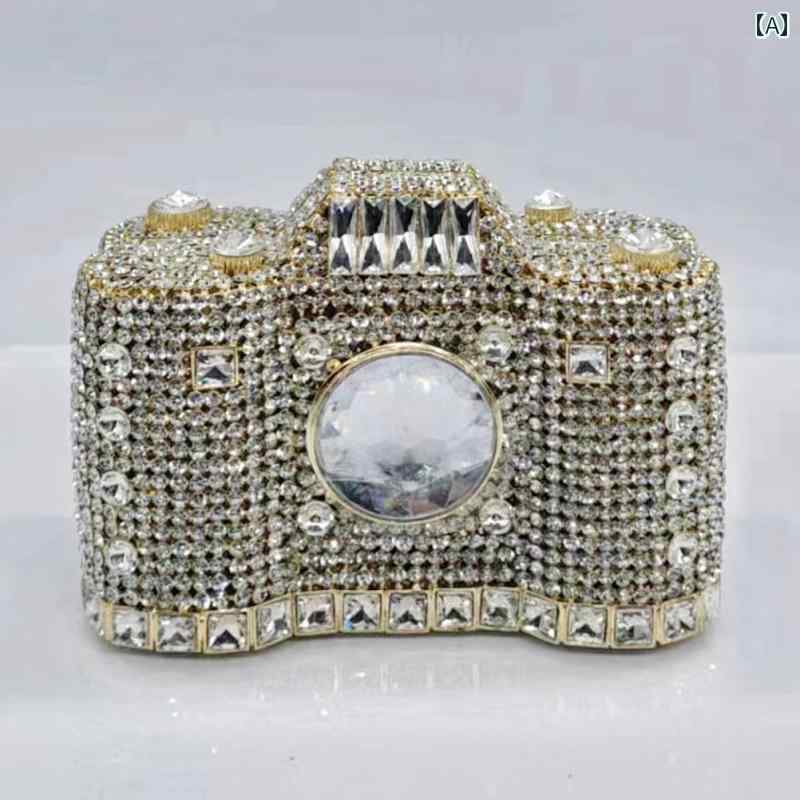 パーティーバッグ レディース 華やか カメラ ディナー ハードウェア ガール ショルダー クロス ボディバッグ ハンドバック