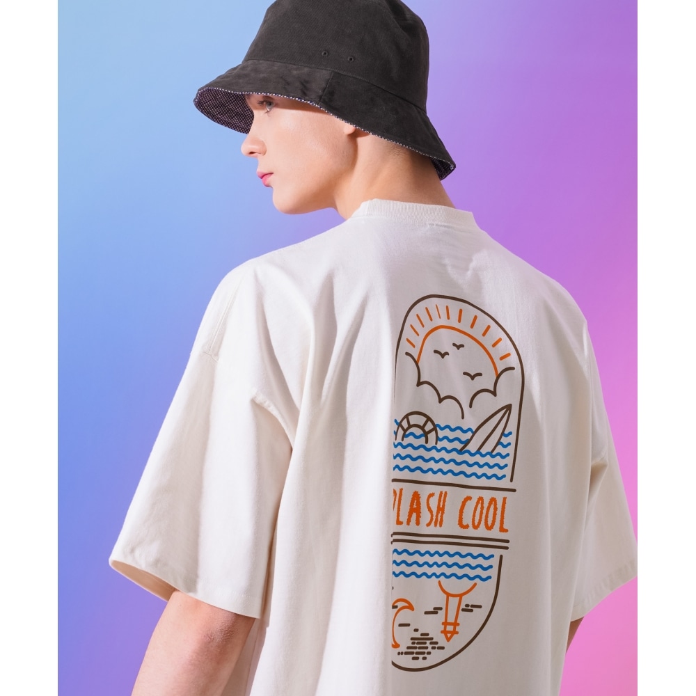 TWNスプラッシュ半袖アイボリーSTST3278