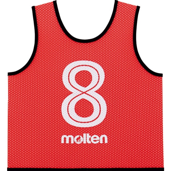 モルテン molten ゲームベスト GVジュニア10枚セット レッド GS0112R ジュニア ボーイズ