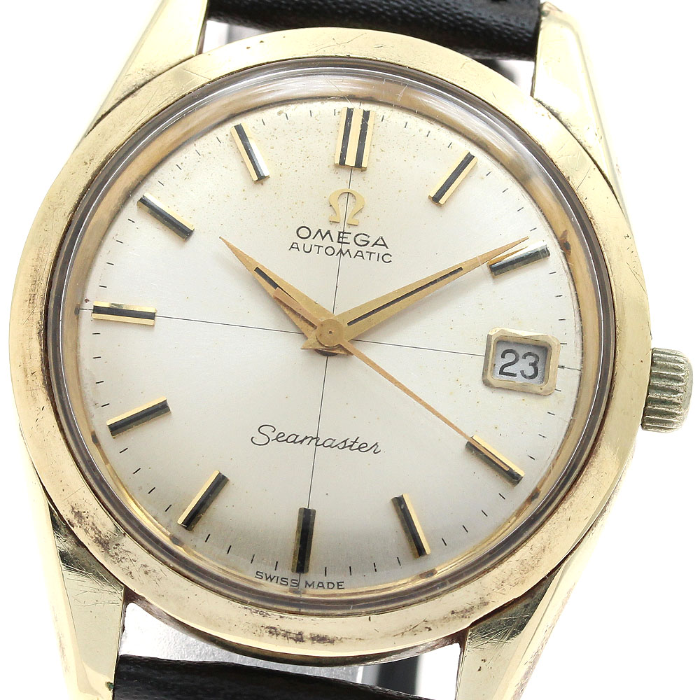 オメガ OMEGA 166010-66 シーマスター デイト Cal.565 自動巻き メンズ _900838【中古】