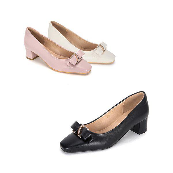 ヨファ エブリー リボン パンプス 3色