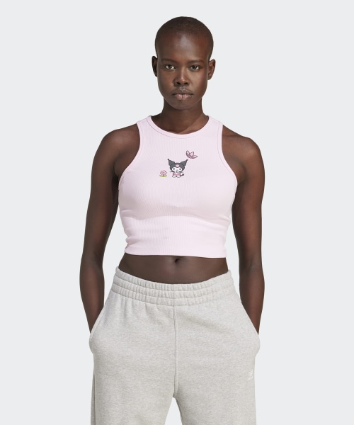 アディダスハローキティタンクトップ-ピンク/JG8051