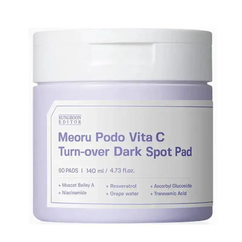ヤマブドウ ビタC ダーク スポット パッド 60枚入 (鎮静/弾力/保湿/栄養供給/活力/しわ防止)