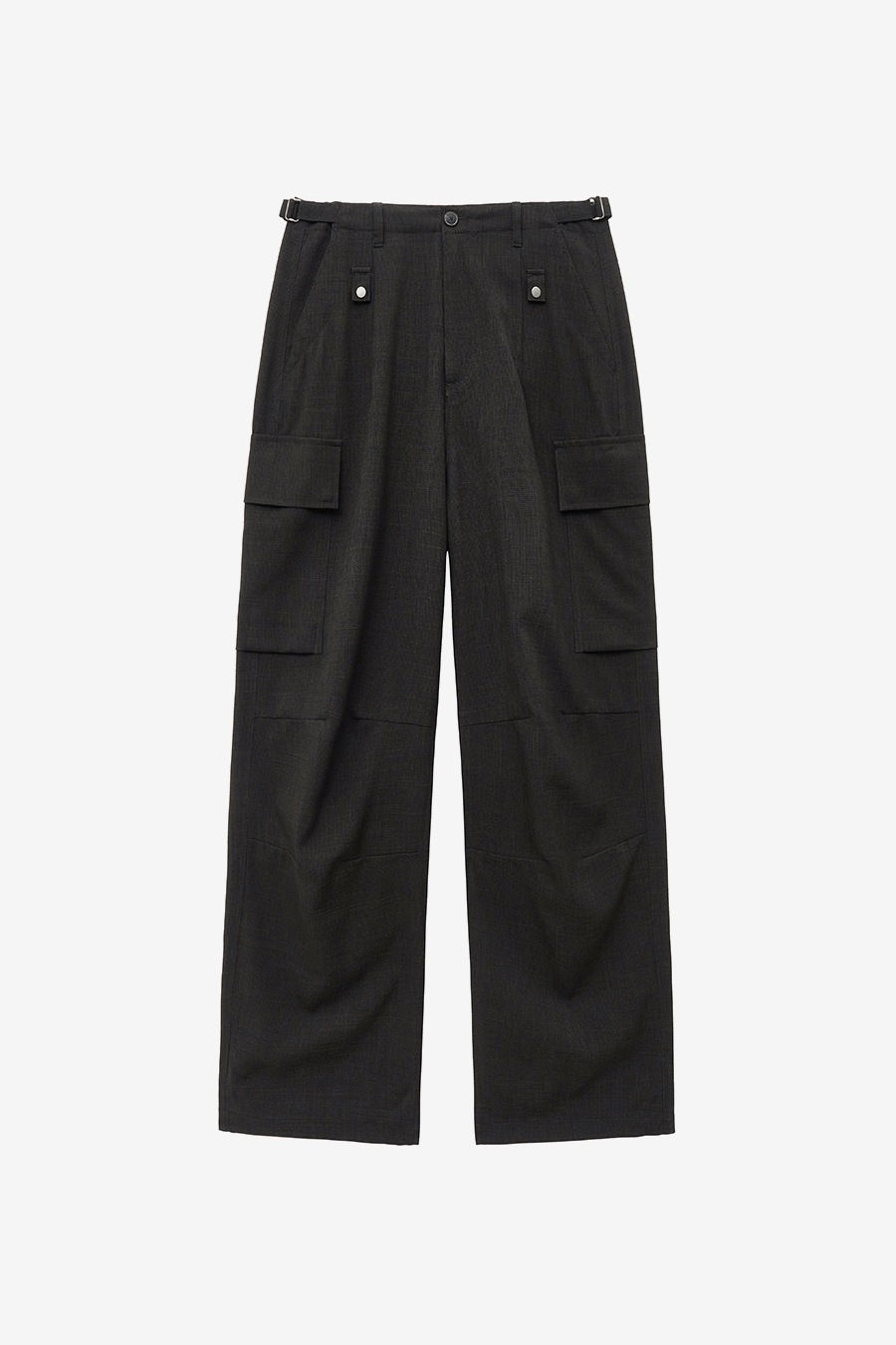 【INSILENCE】 BDU CARGO PANTS : BLACK PLAID