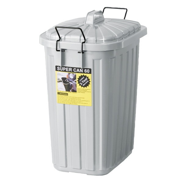 LFS-937GY グレー ペールカン 60L メーカー直送