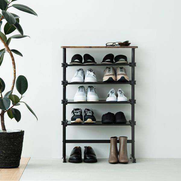 ラック 棚 木製 おしゃれ 北欧モダン シェルフ シンプル 木目柄 ワンタッチサイズ調整 省スペース 幅600mm