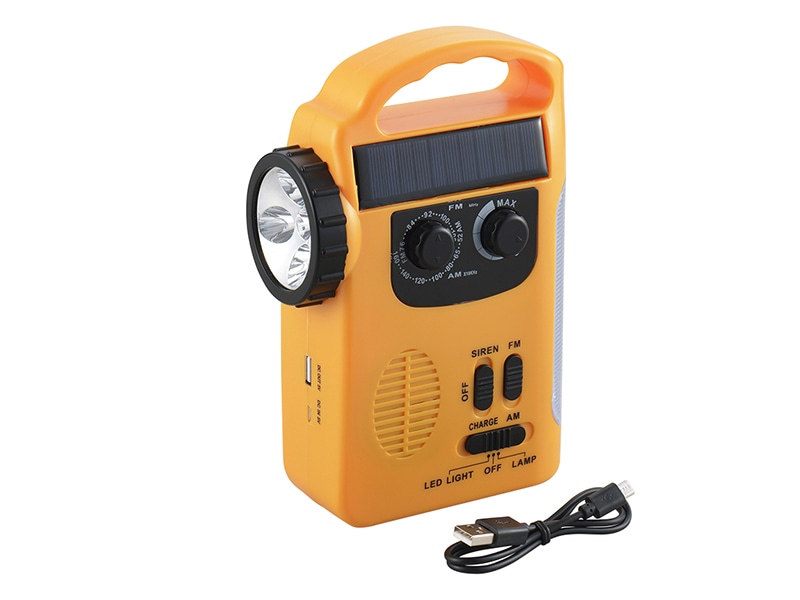 「エレット」3WAY 充電ラジオライト