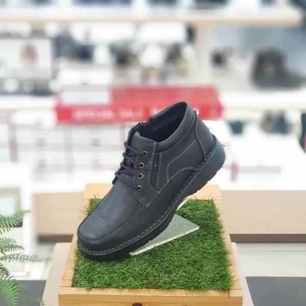 ハーシーピーピーセーブゾーン04男性コンフォートカジュアル超軽量スクエアラストチャッカAブラックPDKFLDWMN5（S43951669）